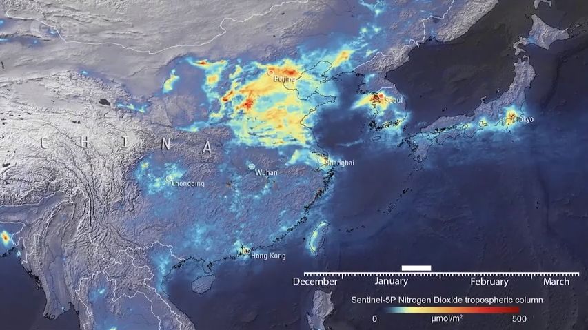 Pandemie koronaviru způsobila v Číně snížení škodlivých emisí